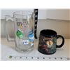 Image 1 : Extra large vintage M&M drink mug & M&M Indiana Jones movie mug.