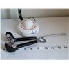 Image 1 : Rare 1950's GloHill bakelite golf club bottle opener & skewer, & a Ball washer.