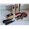 Image 1 : Mid century Dragon shoe horn & horse brush with shoe care products.