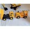 Image 2 : Mighty wheels dump truck & cement mixer. Majorette metal excavator.