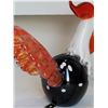 Image 3 : Decorative solid glass rooster.