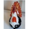 Image 5 : Decorative solid glass rooster.