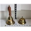 Image 1 : Vintage brass school & desk bells. (Hong Kong)