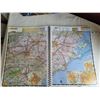 Image 3 : 3 older large world & road atlases.
