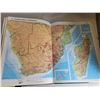 Image 5 : 3 older large world & road atlases.