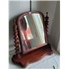 Image 2 : Antique free standing dresser swivel mirror. Nice condition.