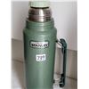 Image 4 : Green stainless Stanley thermos & Uno-Vac stainless, both USA made.