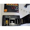 Image 4 : Kodak cameras. VR35 film & digital Easy Share, also tripods & case.