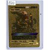 Image 1 : Umbreon & Darkrai GX gold metal pokemon card