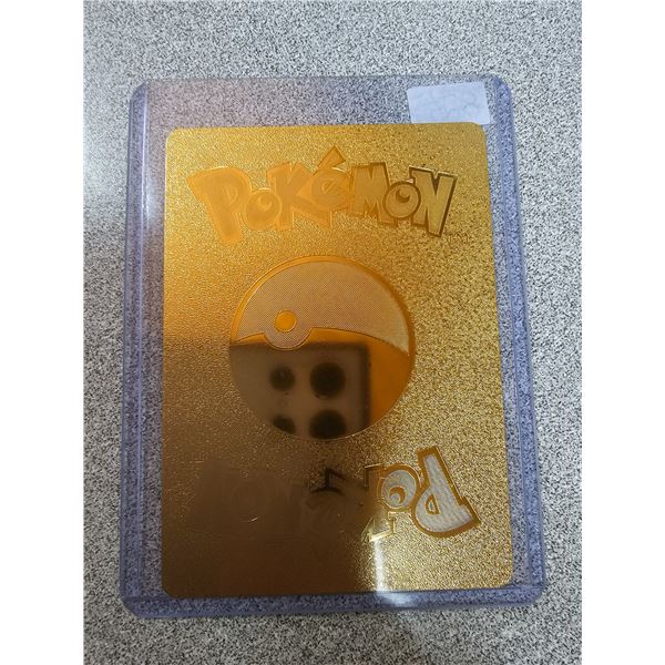 Pikachu Vmax gold metal pokemon card - Schmalz Auctions Pikachu Vmax gold metal pokemon card - Schmalz Auctions