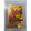 Image 1 : Pikachuk Mega Sableye gold metal pokemon card