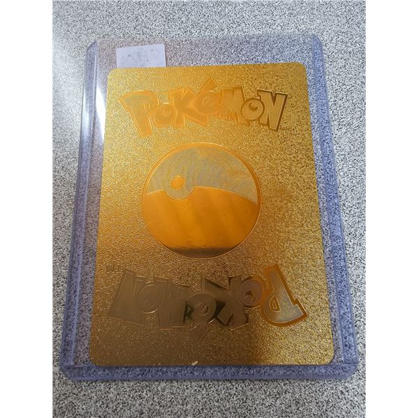 Charizard Vmax gold metal pokemon card - Schmalz Auctions