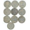 Image 2 : 10 Canadian - 10 Cent Elizabeth II Silver Assorted Dates-possible duplicates