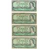 Image 2 : Canada 1954 7-1 Dollar Paper Money, Well Circulated