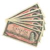 Image 1 : Canada 1954 6-2 Dollar, Well Circulated; Lawson, Bouey, Rasminsky