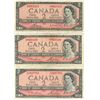 Image 2 : Canada 1954 6-2 Dollar, Well Circulated; Lawson, Bouey, Rasminsky