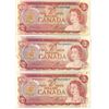 Image 1 : Canada 1974 3-2 Dollar, Well Circulated; Lawson, Bouey