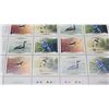 Image 2 : Canadian Stamps, 2000 Uncut Press Sheet, Face Value $55.20. Warbler, osprey, loon, bluejay