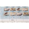 Image 3 : Canadian Stamps, 2001 Uncut Press Sheet, Face Value $56.40. Signed 449/800. Eagle, tern, ptarmigan, 