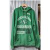 Image 1 : Saskatchewan Roughriders Hoodie with front zipper, extra large, good condition