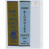 Image 1 : Lot of 2 Wildwood, Alberta Klondike Days Ribbons dated 1967 & 1970.
