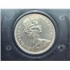 Image 3 : 1971 British Columbia Centennial Specimen Nickel Dollar. Bright White. Housed in its original blue c