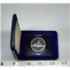 Image 1 : 1972 Voyageur Specimen Nickel Dollar. Bright White. Housed in its original blue clamshell case of is