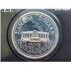 Image 2 : 1973 PEI Centennial Specimen Nickel Dollar. Bright White. Housed in its original blue clamshell case