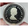 Image 4 : 1984 Jacques Cartier Nickel Dollar. Bright White. Proof with Ultra Heavy Cameo. Housed in its origin