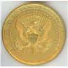 Image 2 : John F. Kennedy brass medal. Large 2-inch medal.