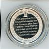 Image 3 : Winston Churchill Sterling Silver Medal. Depicts Churchill addressing U.S. Congress shortly after Pe