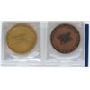 Image 2 : Lot of 2 Canadian Numismatic Association Presidential Medals. Issued by CNA President Louis “Scoop” 