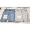 Image 1 : 2 pairs of pants: Wrangler 38 x 34 & Levi Strauss 38 x 34 light blue jeans, good condition