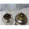 Image 4 : Antique chrome oil lamp & vintage oil lamp