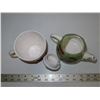 Image 8 : Decorative tea pot, Mug, "Bunnykins" cream cup & mug, Decorative match storage container