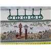 Image 2 : Center Table cloth with bird theme pattern + Coat/towel hanger bracket