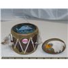 Image 1 : Decorative mini Drum with Eagle, Stone with painted Eagle head