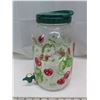 Image 2 : Vintage Glass drink dispenser with painted cherries