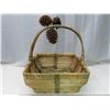 Image 1 : Wicker Basket (16"x 16" x 17")