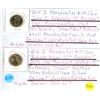 Image 1 : Lot of two Presidential $1.00 coins - 2015 D John F. Kennedy & 2016-D Richard Nixon