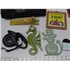 Image 3 : Lot of Assorted household items (includes: costume jewelry, retractable dog leash, "The Original Pec