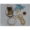 Image 6 : Lot of Assorted household items (includes: costume jewelry, retractable dog leash, "The Original Pec