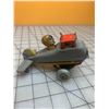 Image 1 : VINTAGE TIN TOY WIND UP BOMBER PLANE TRADEMARKED JAPAN