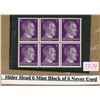 Image 1 : Hitler Head 6 Mint Block of 6 Never used Stamps