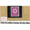 Image 1 : Nazi Swastika Stamp 40 pfg Mint