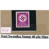 Image 1 : Nazi Swastika Stamp 40 pfg Mint