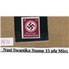 Image 1 : Nazi Swastika Stamp 15 pfg Mint
