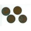Image 2 : 4x 1933 Canadian 1 cent coins
