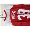 Image 4 : Detroit Dominik Hasek autographed jersey CoA, Adult Large