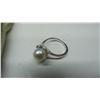 Image 3 : Genuine Pearl & Sterling Ring Size 6 + Silver Pearl “Honora” Bracelet